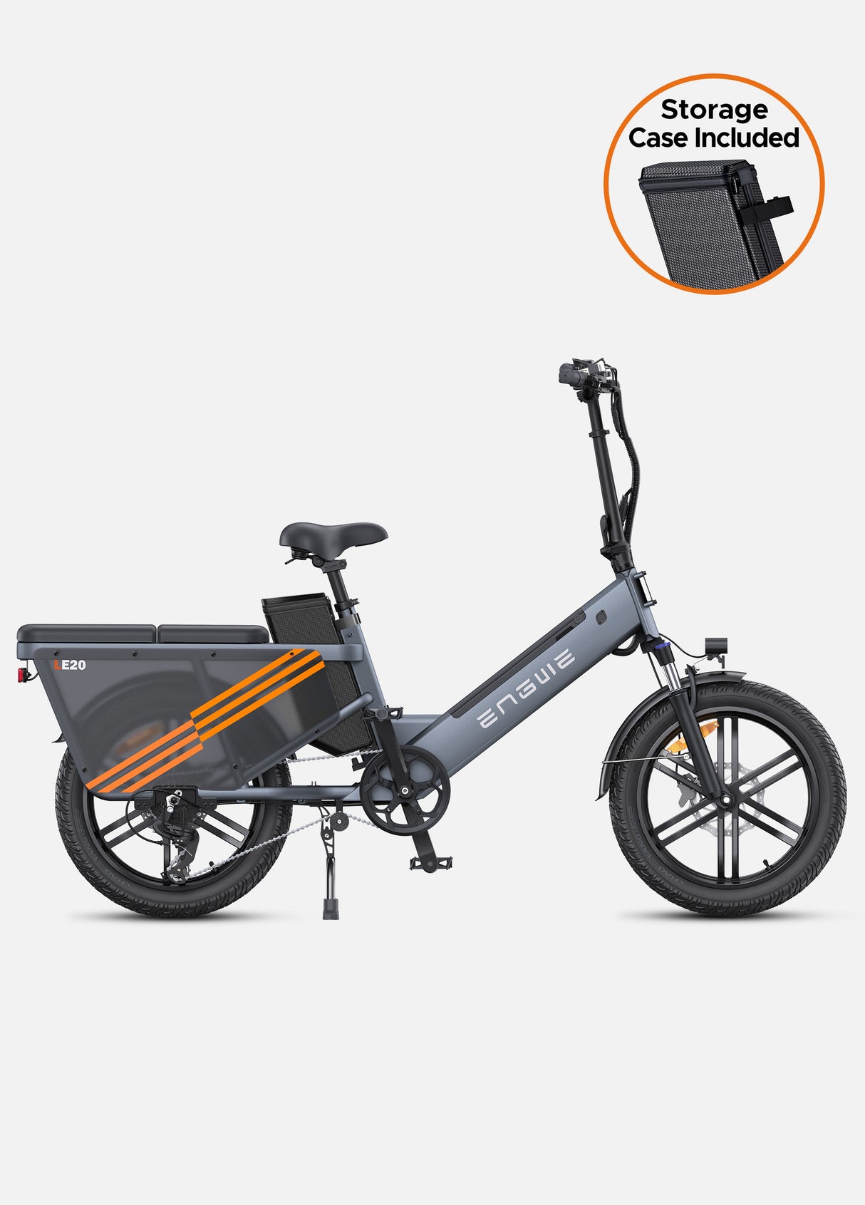storage case is included except long range e bike engwe le20 