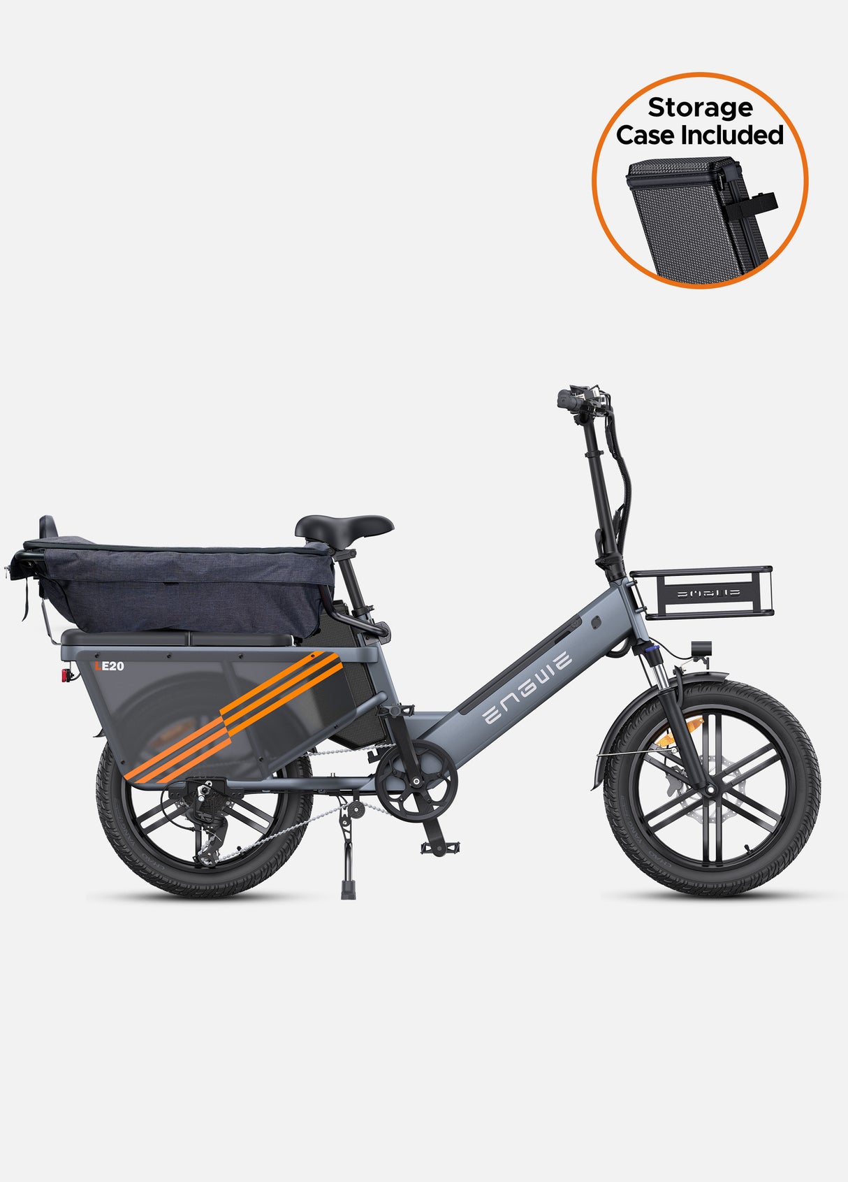 storage case is included except the longtail e bike EGNWE LE20 