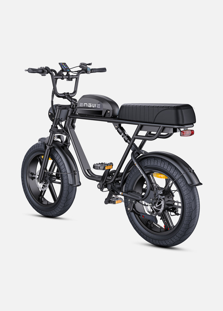 a black engwe m1 high torque electric bicycle