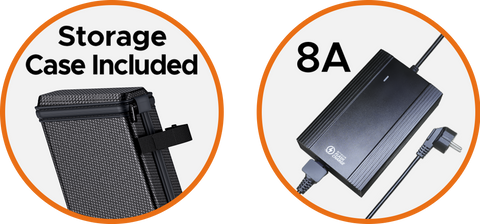 Blue / Batterie unique / LE20 8A Flashcharge