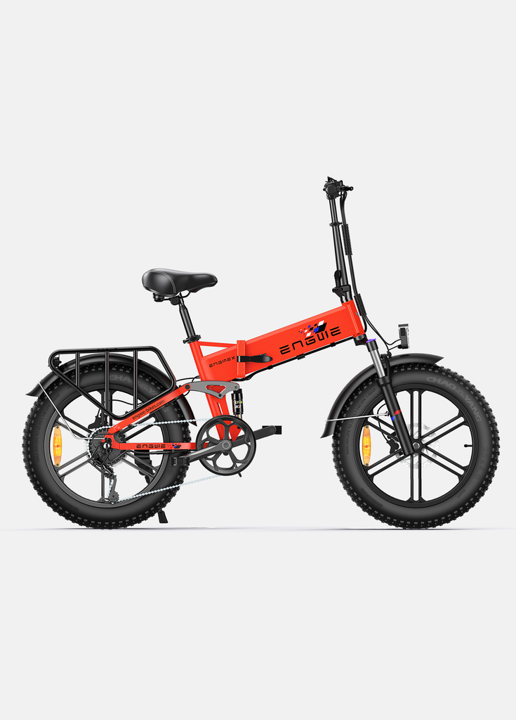 a red engwe engine x e-bike